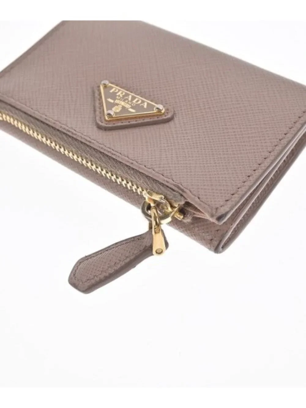 Prada Card Case Card Holders Beige